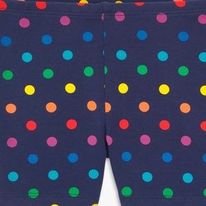 Primary bike short in rainbow dot